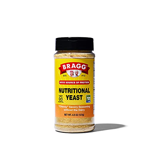 Bragg Premium Nutritional Yeast Seasoning Shaker Top, 4.5 Ounce