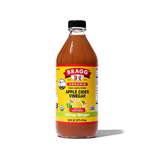 Bragg Organic Apple Cider Vinegar Blends 16Oz, With Citrus Ginger