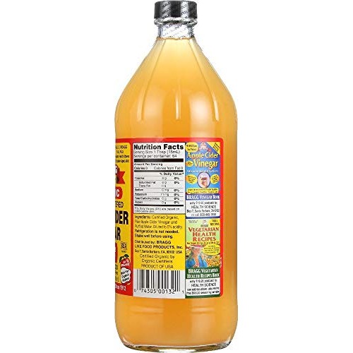 Bragg Organic Apple Cider Vinegar, Raw &Amp; Unfiltered, 32 Fl Oz,