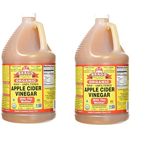 Bragg Organic Apple Cider Vinegar, Raw, Unfiltered, With The Mot