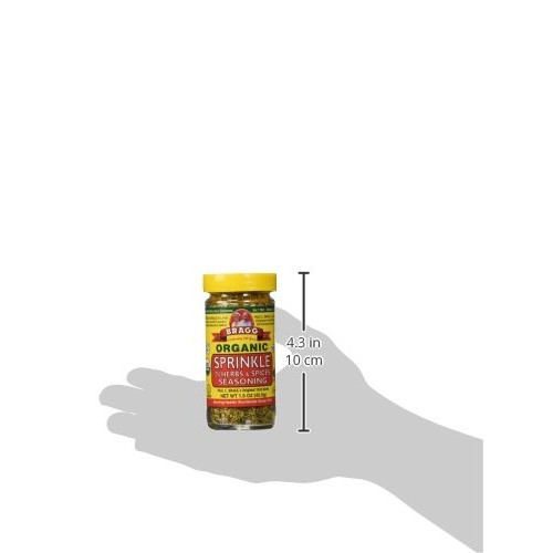 Bragg Organic Sprinkle Seasoning 1.50 Ounces 2 Units
