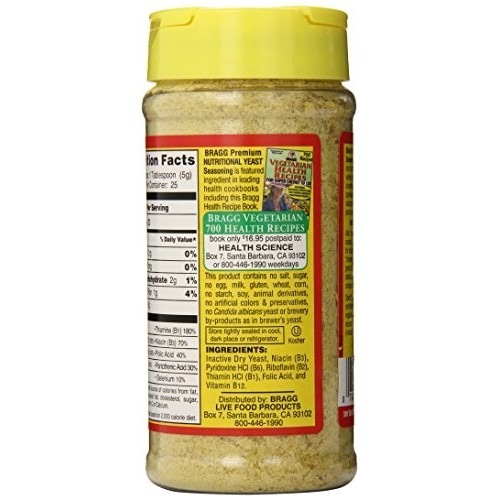 Bragg Premium Nutritional Yeast Seasoning 4.5 Ounce