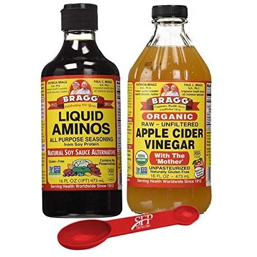 Braggs Health Variety Pack: Bragg Organic Liquid Aminos 16 Oz +