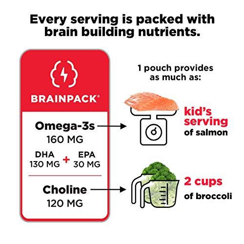 Brainiac Kids Applesauce Pouches, Apple, 20 Count, 3.2 Oz. – Uns