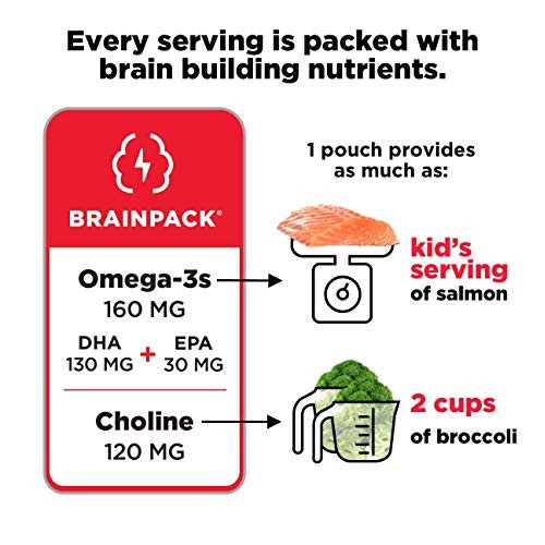 Brainiac Kids Applesauce Pouches, Apple Cinnamon, 20 Count, 3.2