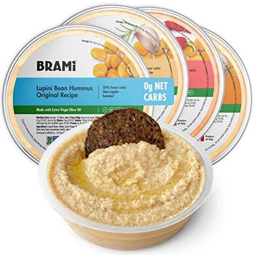 Brami Lupini Bean Hummus Dip &Amp; Spread | 0G Sugar, 0G Net Carbs |