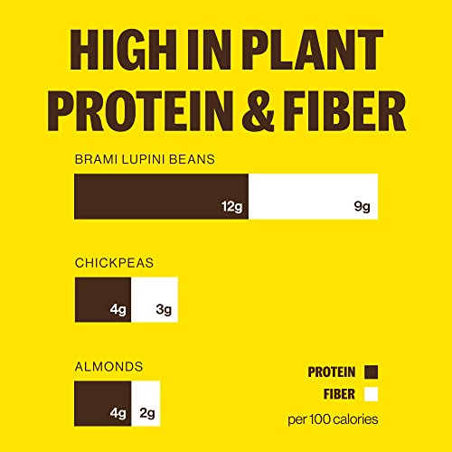 Brami Lupini Beans Snack, Garlic &Amp; Rosemary | 2.3 Oz 8 Pack |