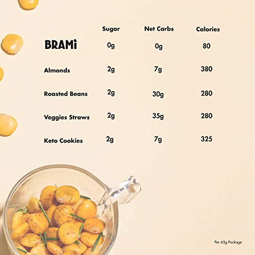 Brami Lupini Beans Snack, Variety Pack | 9G Plant Protein, 0G Ne