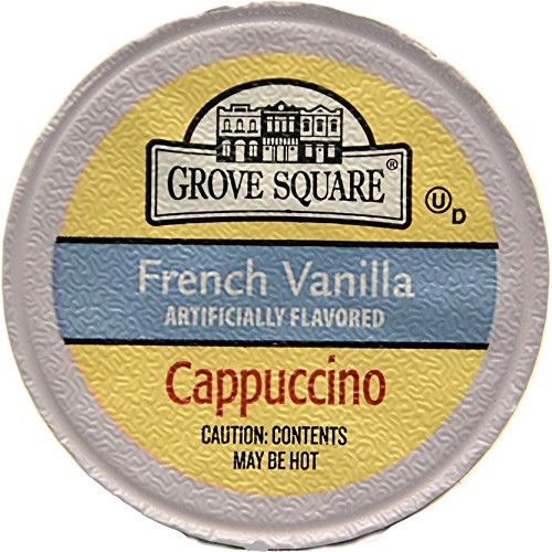 Grove Square Cappuccino, French Vanilla, 24 Count Single Serve Cups