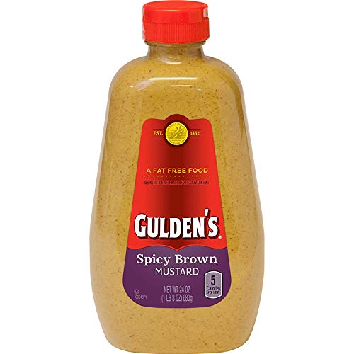 2 Pack Guldens Spicy Brown Mustard, 24 oz, 3 Pack
