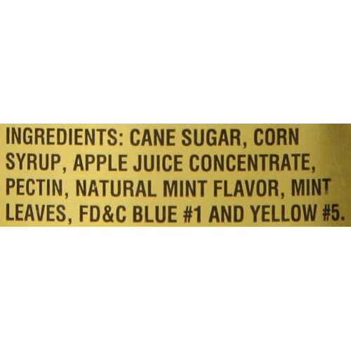 Braswell Jelly Mint Leaves, 10.5 Ounce Pack Of 6