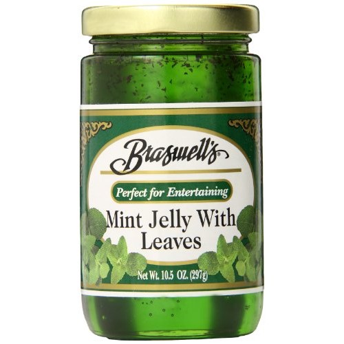 Braswell Jelly Mint Leaves, 10.5 Ounce Pack Of 6