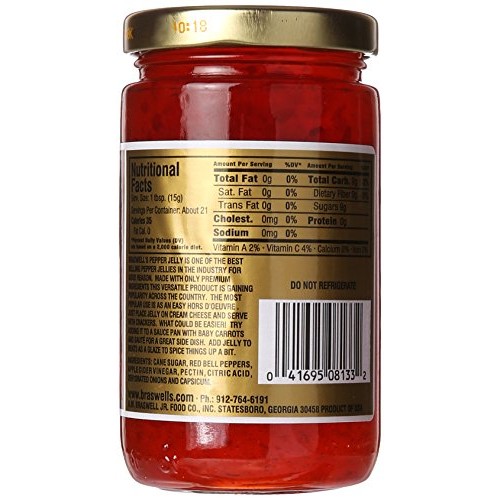 Braswell Jelly Pepper Red, 10.5 oz