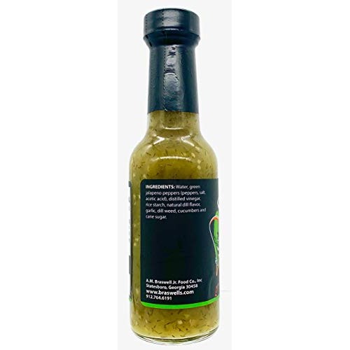 Braswells Dill Pickle Jalapeno Hot Sauce