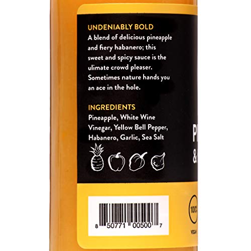 Pineapple And Habanero Hot Sauce By Bravado Spice Gluten Free, V