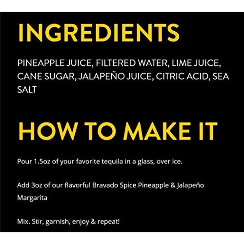 Pineapple &Amp; Jalapeno Margarita Mix By Bravado Spice Gluten Free,