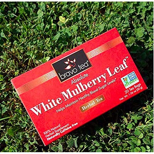 Bravo Tea Absolute White Mulberry Leaf Herbal Tea Caffeine Free,...