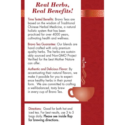 Bravo Tea Absolute White Mulberry Leaf Herbal Tea Caffeine Free,...