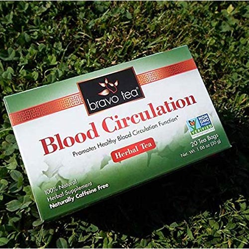 Bravo Tea, Blood Circulation Herbal Tea, Caffeine Free, 20 Tea Bags