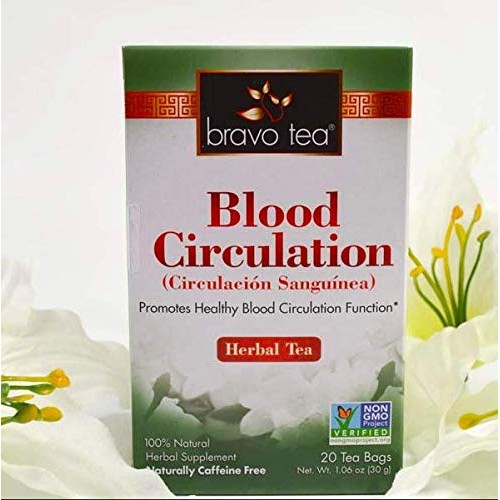 Bravo Tea, Blood Circulation Herbal Tea, Caffeine Free, 20 Tea Bags