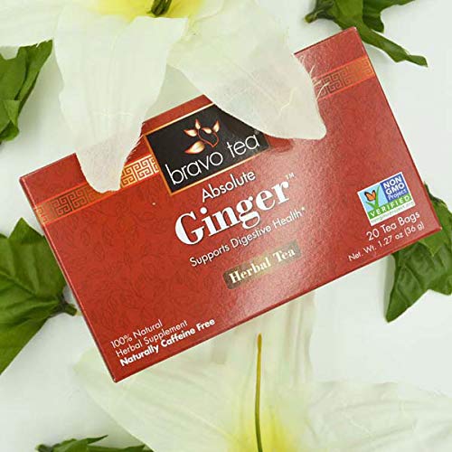 Bravo Tea, Ginger Tea, Caffeine Free, 20 Tea Bags