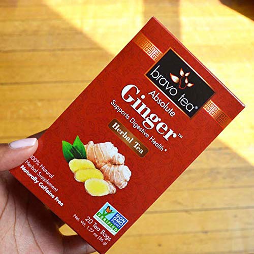 Bravo Tea, Ginger Tea, Caffeine Free, 20 Tea Bags