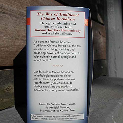 Bravo Tea, Healthy Eyes Herbal Tea, Caffeine Free, 20 Tea Bags