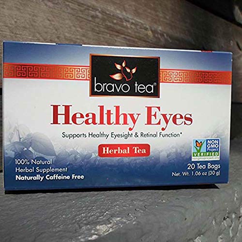 Bravo Tea, Healthy Eyes Herbal Tea, Caffeine Free, 20 Tea Bags