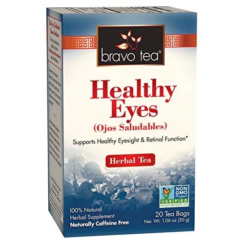 Bravo Tea, Healthy Eyes Herbal Tea, Caffeine Free, 20 Tea Bags