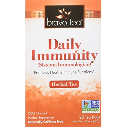 Bravo Tea, Daily Immunity Triple Immunity Support Herbal Tea,