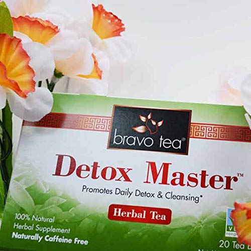 Bravo Tea, Detox Master Triple Detox Herbal Tea, Caffeine Free