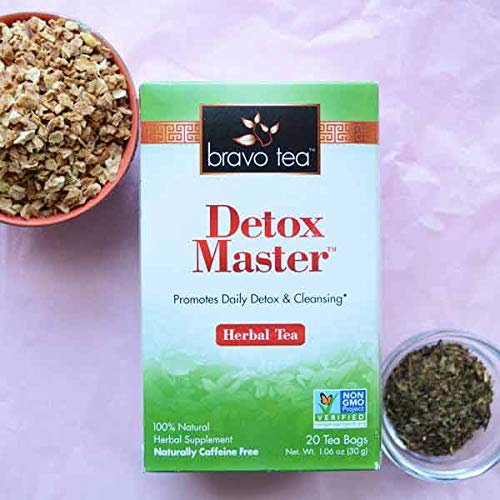 Bravo Tea, Detox Master Triple Detox Herbal Tea, Caffeine Free