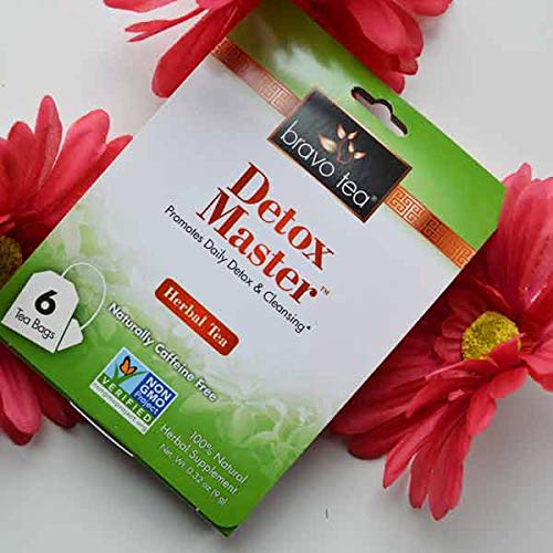 Bravo Tea, Detox Master Triple Detox Herbal Tea, Caffeine Free