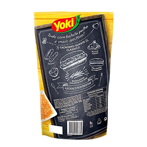 Batata - Palha - Extrafina - Extra fine potato sticks - Yoki - 4...