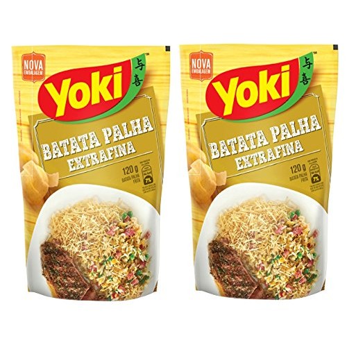 Batata - Palha - Extrafina - Extra fine potato sticks - Yoki - 4...