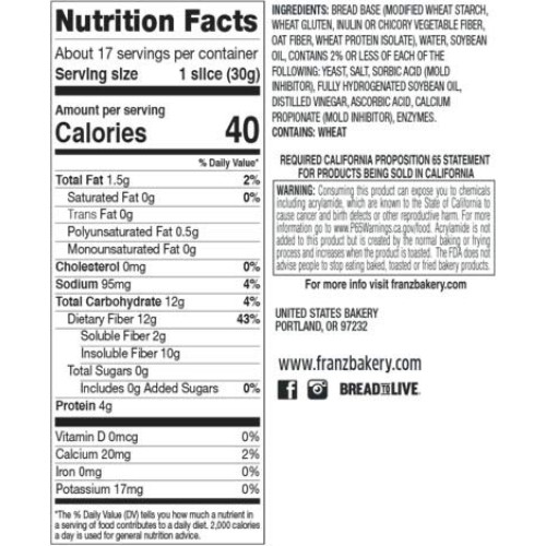 Keto Bread Zero Net Carb Low Carb Food - Keto-Friendly 4G Protei Keto Bread Zero Net Carb Low Carb Food - Keto-Friendly 4G Protei
