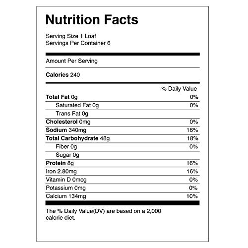 Pack Of 24 Stone Lavash Flat Bread By Breadmasters. 4 Packs Of 6