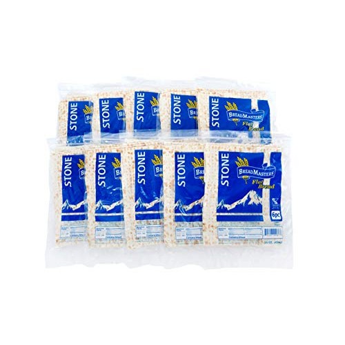 Pack Of 60 Stone Lavash Flat Bread By Breadmasters. 10 Packs Of