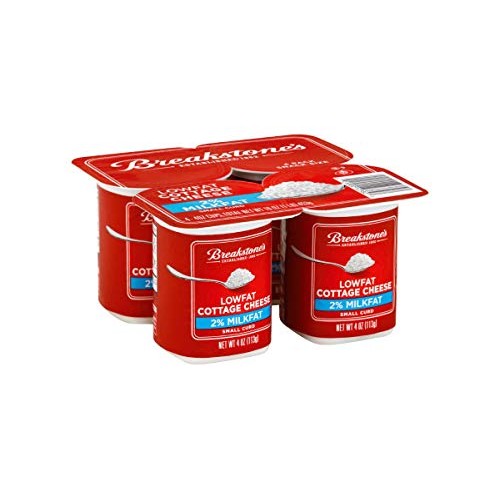 Kraft Breakstones Small Curd Cottage Cheese, 4 Ounce - 4 Per Pac