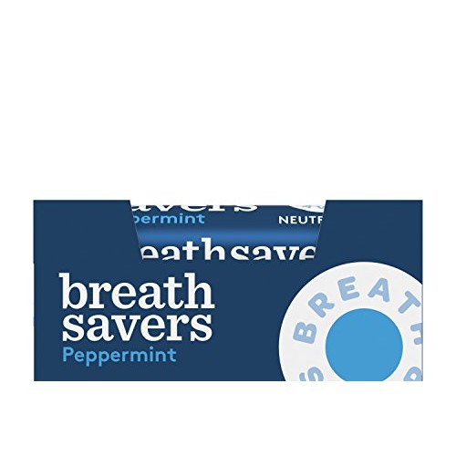 Breath Savers Sugar Free Mints, Peppermint, 0.75 Ounce Roll Pac