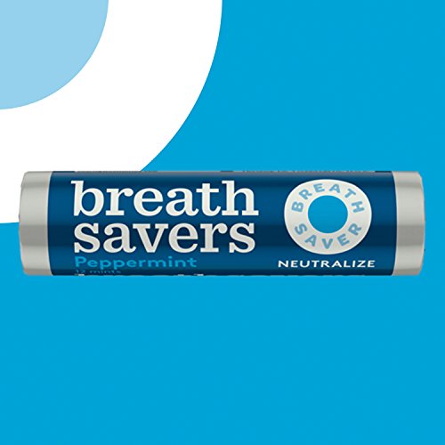 Breath Savers Sugar Free Mints, Peppermint, 0.75 Ounce Roll Pac