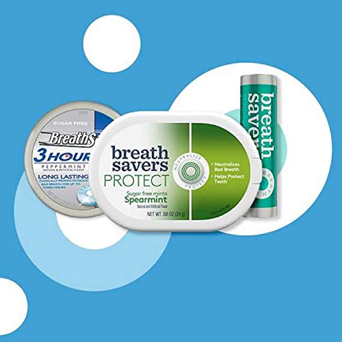 Breath Savers Sugar Free Mints, Peppermint, 0.75 Ounce Roll Pac