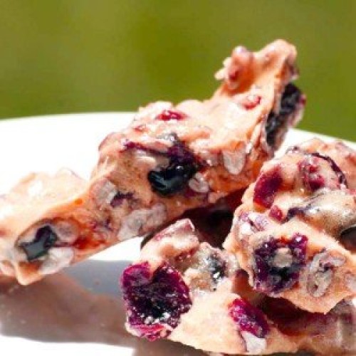 Pecan Cherry Brittle Made With Dried Cherries And Raw Pecans 8