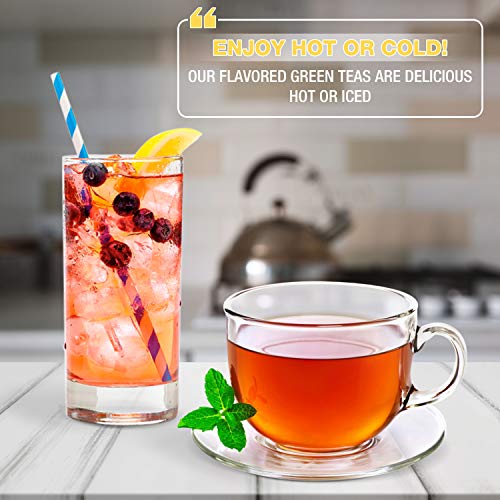 Brew La La Organic Green Tea - Natural Chamomile Lemon - 50 Tea