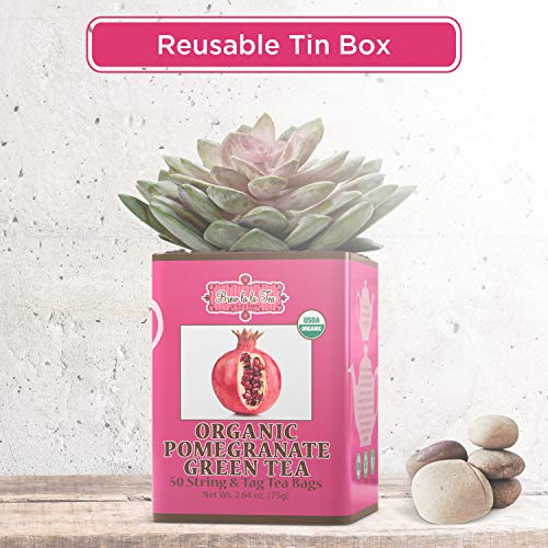 Brew La La Organic Ginger Lemon Green Tea, 50 Bags