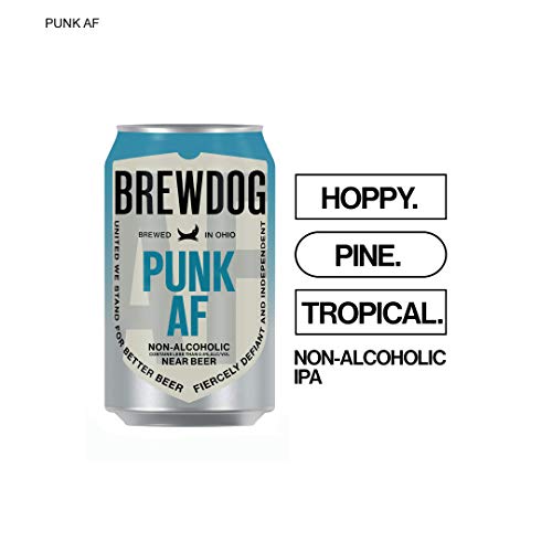 Brewdog 24 Mixed Af Pack | Non-Alcoholic | Includes Nanny Af, Pu