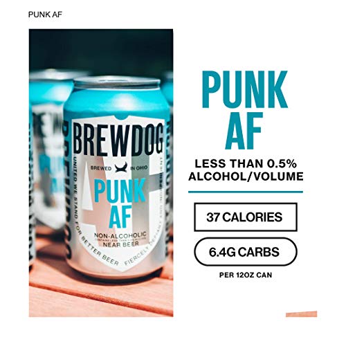 Brewdog 24-Pack Of Punk Af | Non-Alcoholic, Robust Ipa | 37 Calo