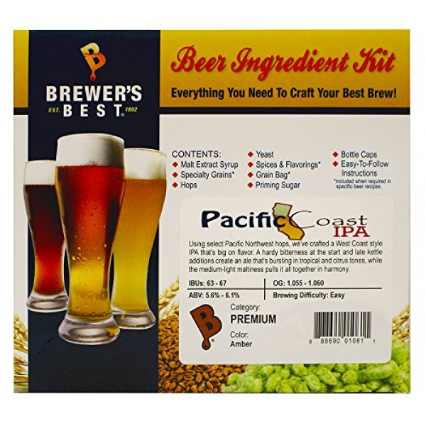 Brewers Best B00VIOJ10C FBA_Does Not Apply Pacific Coast IPA Be...