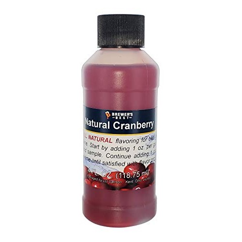 Brewers Best Natural Beer And Wine Fruit Flavoring Cranberry