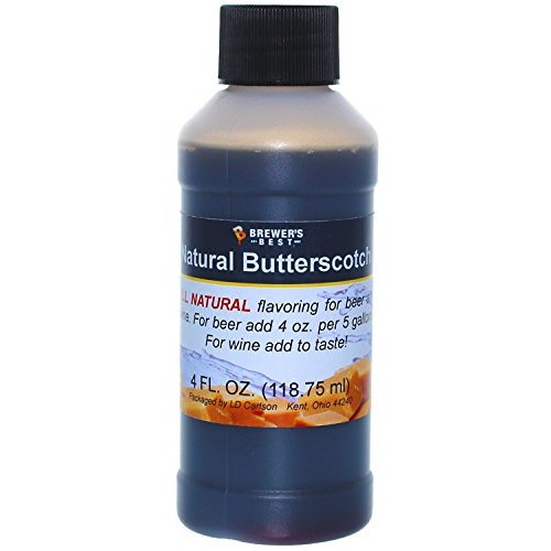 Brewers Best Natural Beer And Wine Fruit Flavoring Butterscotch